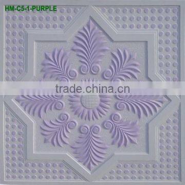595*595mm Colorful Gypsum Fiberglass Ceiling Board Factory