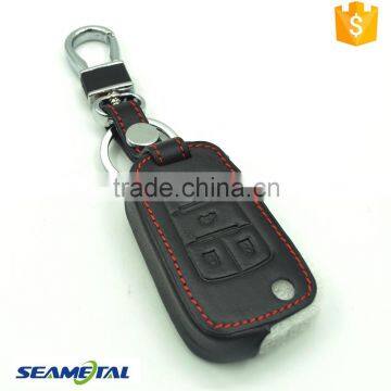 Auto Leather Remote Key Cover Case Bag Holder 4 Button Protector Accessories For Chevrolet Cruze Aveo Sail Trax Malibu Captiva                        
                                                Quality Choice