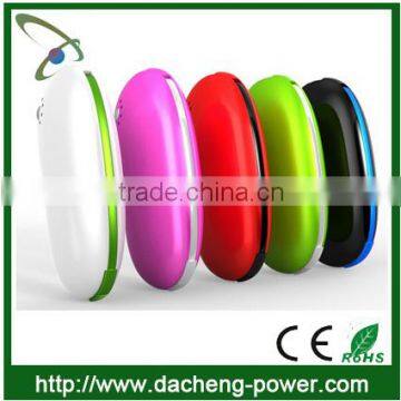 5200mah Pea shaped external power bank portable battery charger for phone