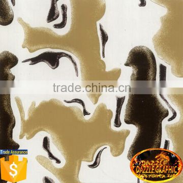 Whole Sale Dazzle Graphic DGJJ787 Desert Regular Camouflage Water Transfer Film Hydrographic Film Water Transfer