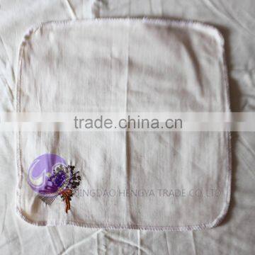 New Products Wholesale Lace Embroidery Cotton Fabric Linen Table Napkin photo-2