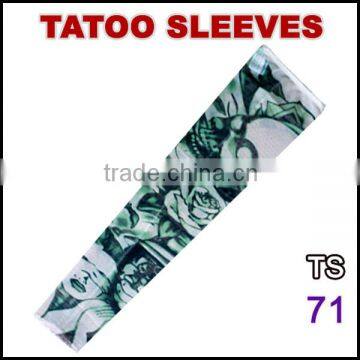 TS71 Favorites Compare 92% nylon and 8% spandex multi colors customized logo arm tattoo sleeves stockings