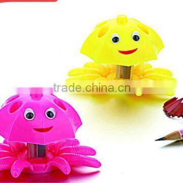 3D Spider Umbrella Shape Mini Novelty Gift Animal Design Desktop Umbrella Shape 3D Pencil Sharpener Pencil Sharpener