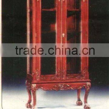 Chippendale Curio Cabinet Mahogany Indoor Furniture