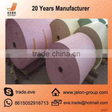 China factory white carbonless paper rolls 241x6000m