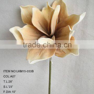 Artificial Flower 28" Artificial Eva Flower Lotus Succulent Stem photo-3