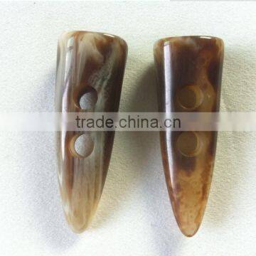 Coat Plastic Horn Toggle Button