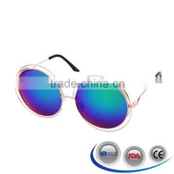 High Quality Big Frame Metal sunglasses