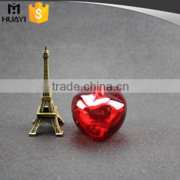 100ml apple shape red colored glass bottle STOCK                        
                                                Quality Choice