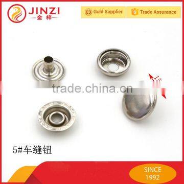 Quality luxury custom made metal ring sewing button