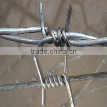 hot sale barbed wire with galvanized/hot-dipped/electronic