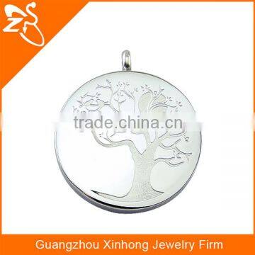 Aromatherapy Diffuser Locket Stainless Steel Charms Perfume Pendant With Crystal photo-2