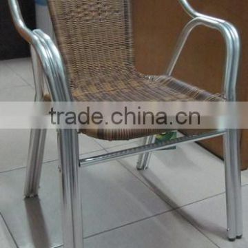 metal frame rattan dining room chair YC030