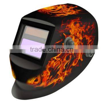 Auto-darkening welding mask