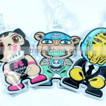 Factory Offer Cartoon Character Pvc Luggage Tag