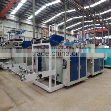 Full Automatic Plastic T-shirt Bag Making Machine With Inline Puncher photo-2