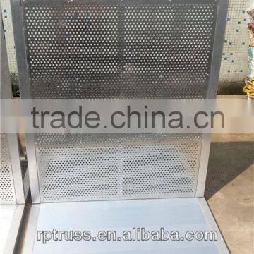 folding barricade Economic aluminum crash barrier concert barricade