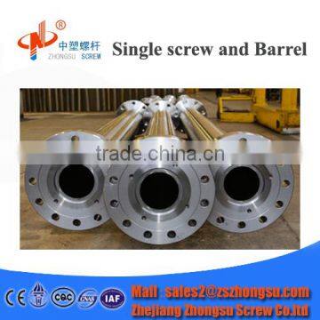 PVC Extruder Screw Barrel/Bimetallic Single Screw Cylinder for PVC PP PE Plastic