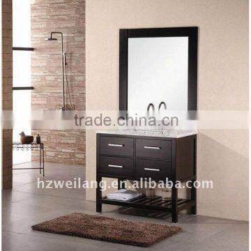 newest wood bathroom vanity with marble top