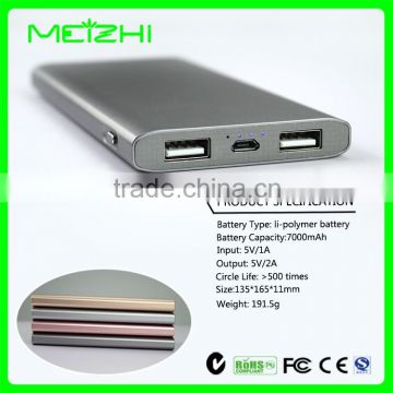 Fancy 7000mah battery charger power bank station