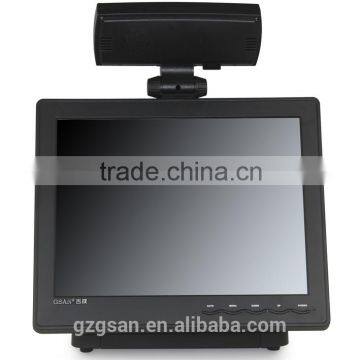 touch screen all in one POS ( with dual screen)