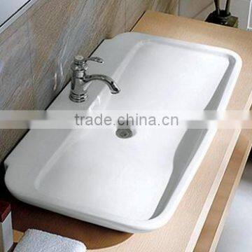 viteous china bathroom wash basin face washing sink