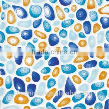 FOSHAN Mosaic style blue color design polished Ceramic flooring Tile 300x300mm BV3006D