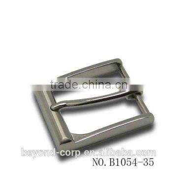 Good polishing 35mm nickel brushed fabric belt buckle