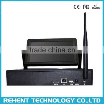 Easy Set HD 720P 7" LCD NVR 2.4G Wireless IP Surveillance Camera Kit photo-4