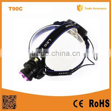 1~2*18650 Rechargeable High Power Aluminum Headlamp LED With C-REE                        
                                                Quality Choice