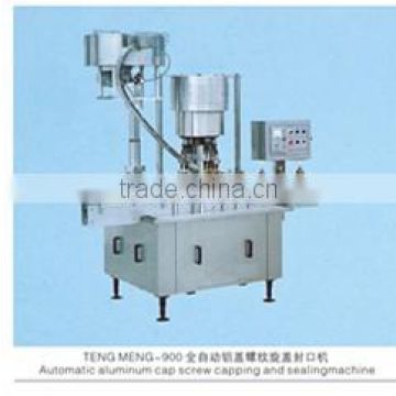 TENGMENG-900 automatic aluminum cap screw capping and sealing machine