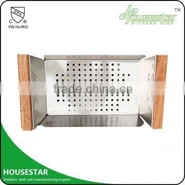 Beautiful grid mesh new design stainless steel grid Stainless Steel colander for stainless steel kitchen sink