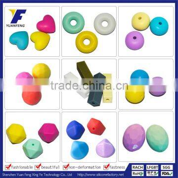 Wholesale Loose Beads For Teething Jewelry Bpa Free Silicone Beads For Baby                        
                                                Quality Choice