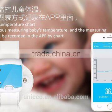 Children Intelligent Wearable Electronic Thermometer Bluetooth