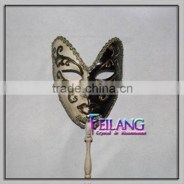 Venetian Mask Black White Masquerade Decor Mardi Gras Halloween Prom