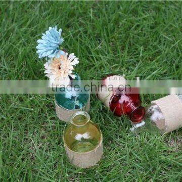 wholesale decorative glass candle storage jars and lids