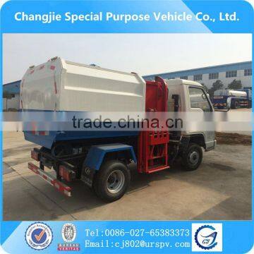 Used and new condition garbage truck,Foton 4-6 Cubic meter self-loading garbage truck