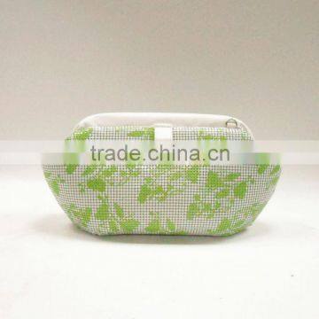 Print flower pattern aluminium mesh bag