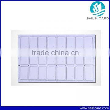 A4 size LF 125Khz T5577 RFID INLAY Prelam