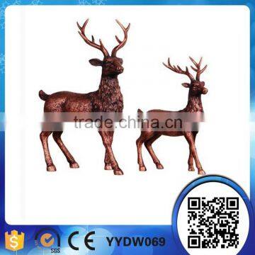 wholesale price small mini resin craft deer figurines