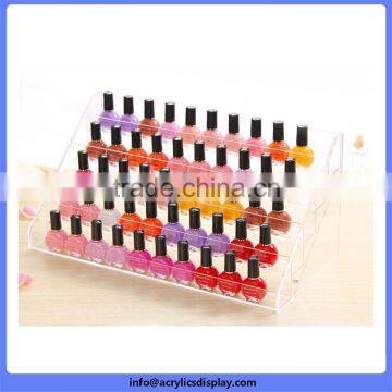 Durable special discount acrylic nail polish display stand rack