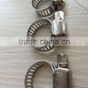 Super stainless steel worm drive hose clamp