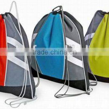 Metal Eyelet Promotional polyester drawstring bag