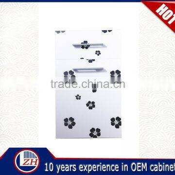 wholesale round corner high gloss acrylic kitchen cabinet sliding door China