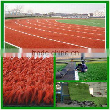 Environmental synthetic turf for carpet commercials