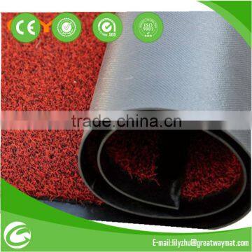 pvc backing cut pile PP brush mat