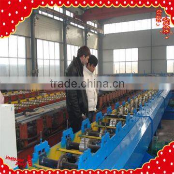 Galvanized Steel Sheet Gutter Forming Machine , 6.5 Inch U Shape