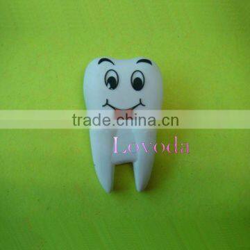 custom tooth shaped USB key/ metal special shape USB Flash Drive/ 3D usb flash drive LFN-211