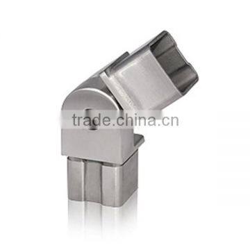 Adjustable Stainless Steel Square Fitting for Square Tube-tube Support for Handrail photo-2