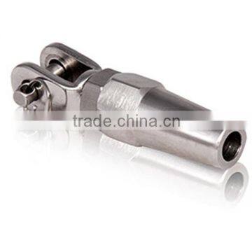 Railing SS304 Hotel Coating Wire Clip Stainless Steel Wire Clamp for Handrail photo-2